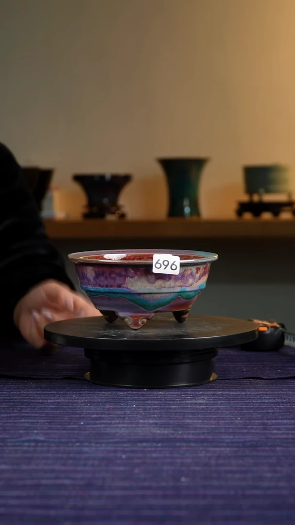 696窑变花盆8/5.5/17/15