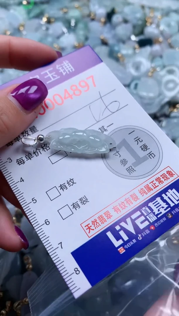 颈饰未镶嵌翡翠4897
