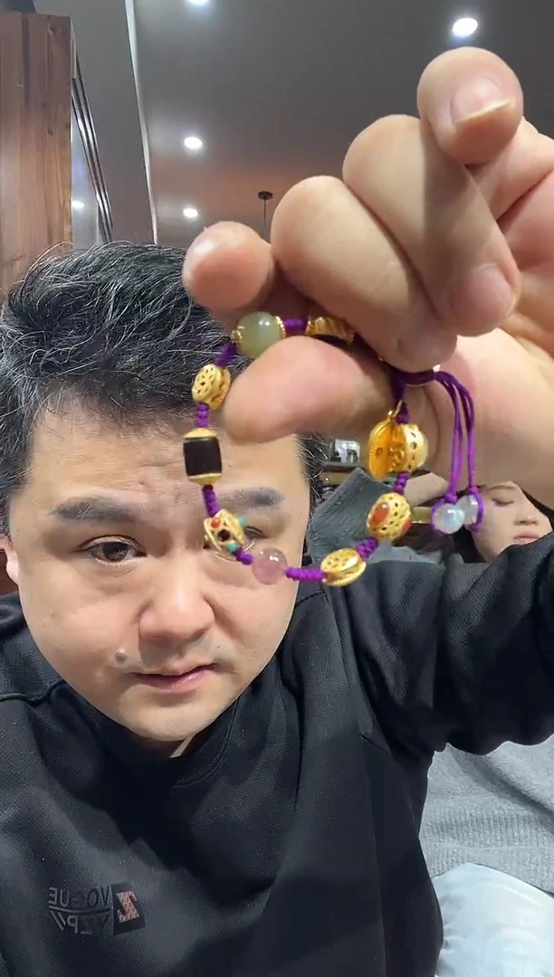 银S925镶嵌手链玛瑙/玉髓多宝手串