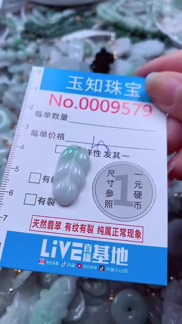 吊坠(不含链)未镶嵌翡翠9579