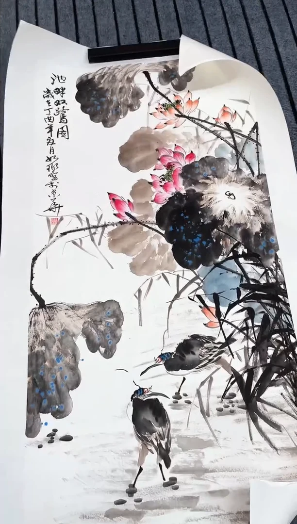 精品国画花鸟作品