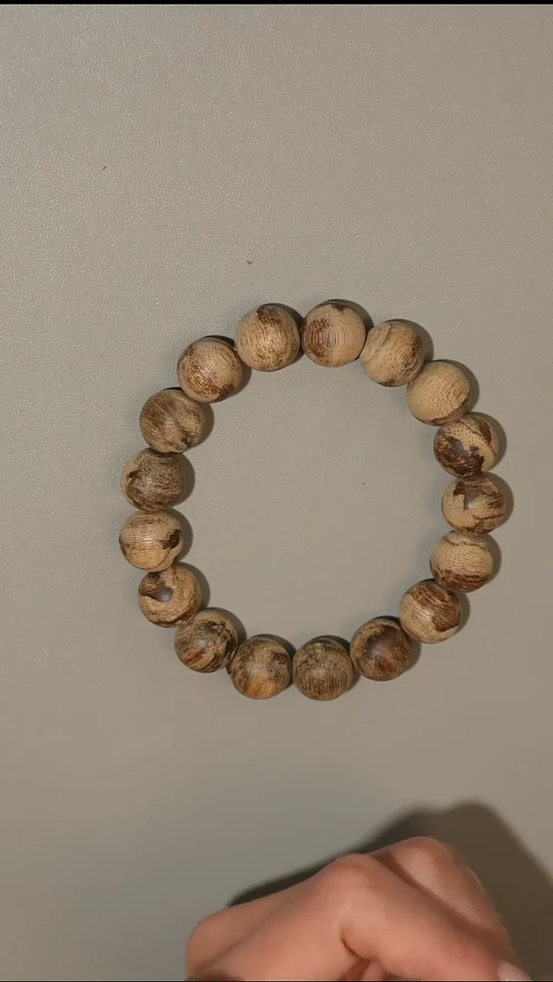 沉香手串柬埔寨棋楠种1.2单圈手串12克+