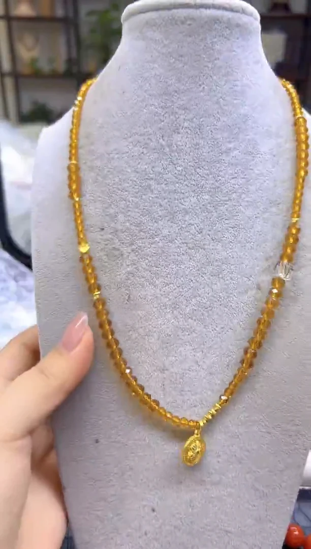 项链未镶嵌黄晶DIY款X604