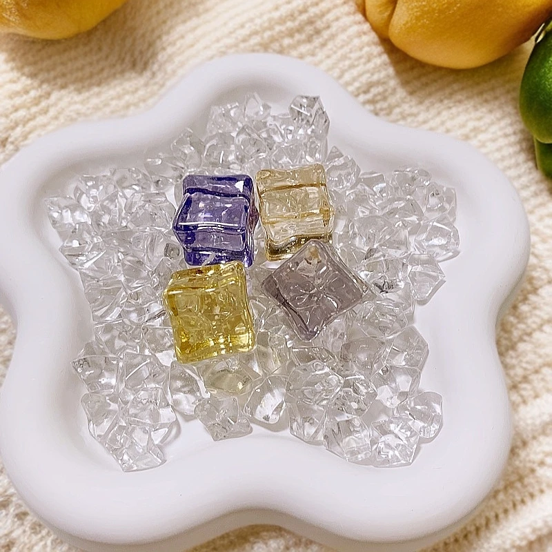 【莫兰迪】四选二双许愿  夜光细闪星空冰块diy手工摆件创意精致