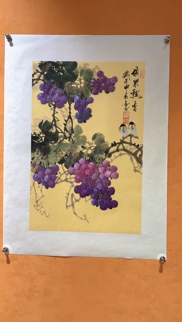 国画刘金玉老师亲笔手绘