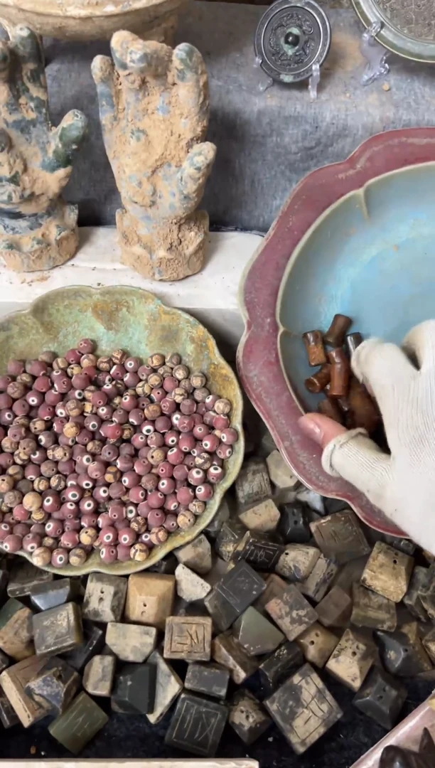 瓷片手工，手绘，瓷器20