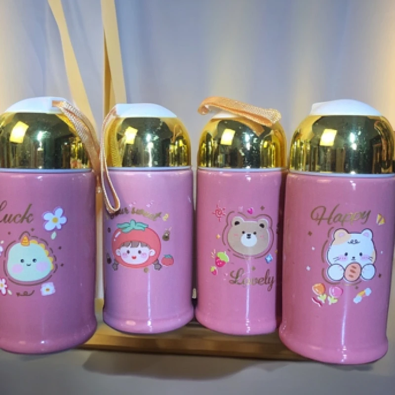 小巧精美轻便无杂味陶瓷带盖巧通学生保温瓶