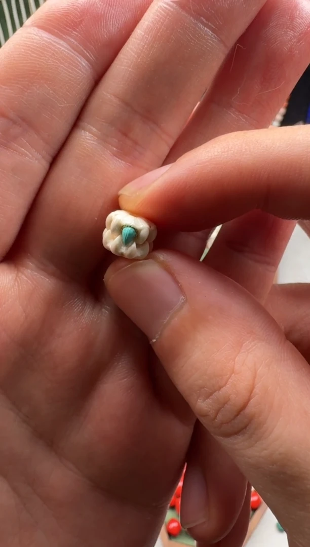 把件猛犸象牙✨***️吞噬雕刻珠