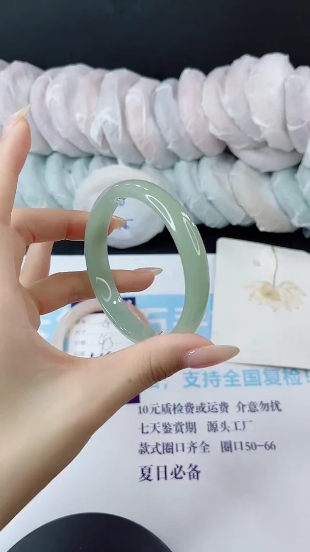 未镶嵌手镯石英质玉多样性发货L170-62