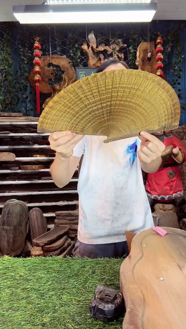 金丝楠小叶祯楠133扇子