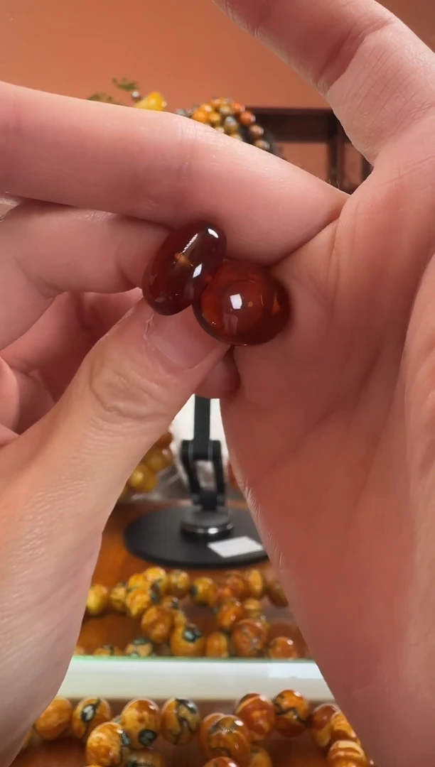 未镶嵌颈饰琥珀5482天然珠宝蜜蜡奇石假一罚十