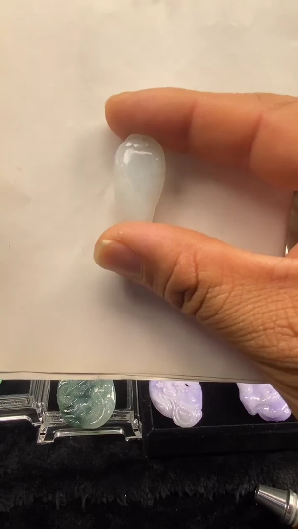 吊坠(不含链)未镶嵌翡翠天然缅甸翡翠A货