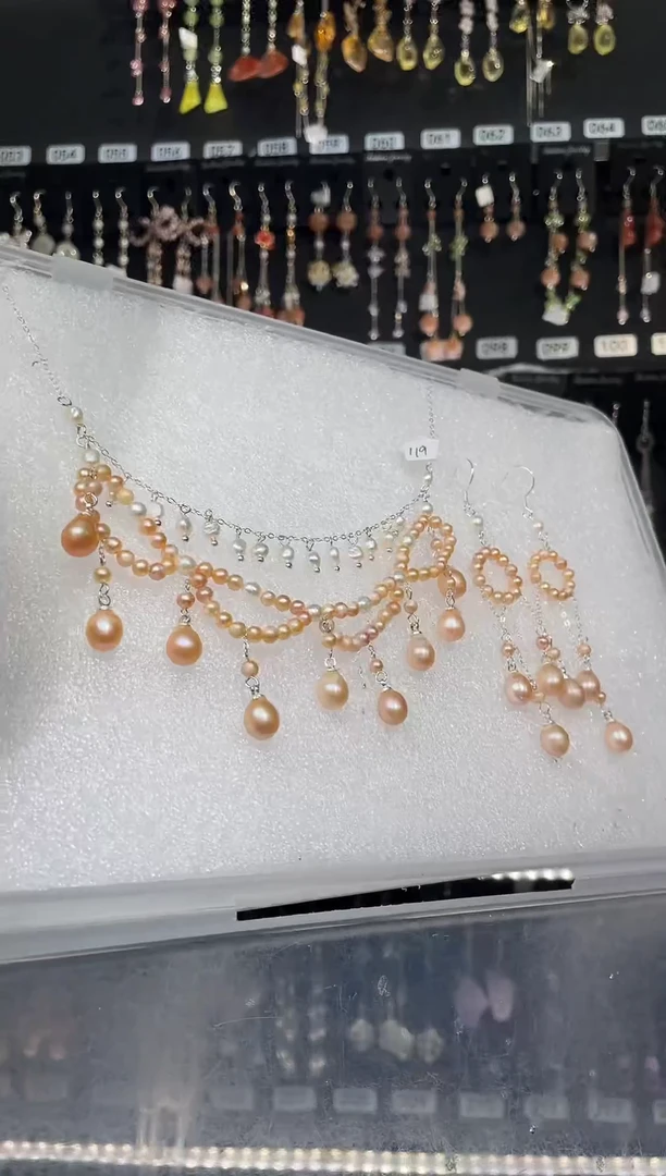 【闪购商品】紫晶耳饰银S925镶嵌银钩银链623