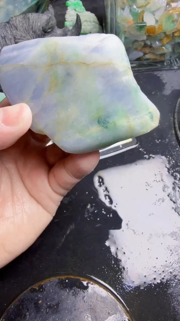 未镶嵌挂件翡翠脉*叔天然翡翠165