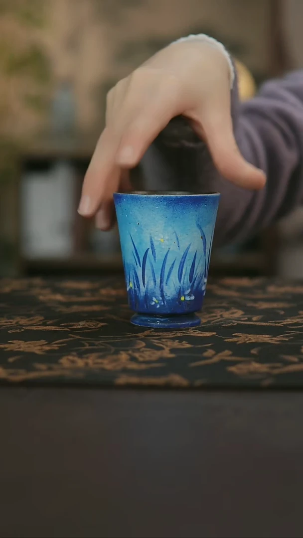 景德镇陶瓷杯碗柴烧多人
