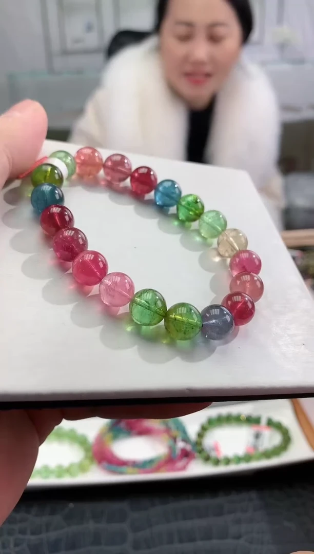 【闪购商品】碧玺手串未镶嵌多样性发一条