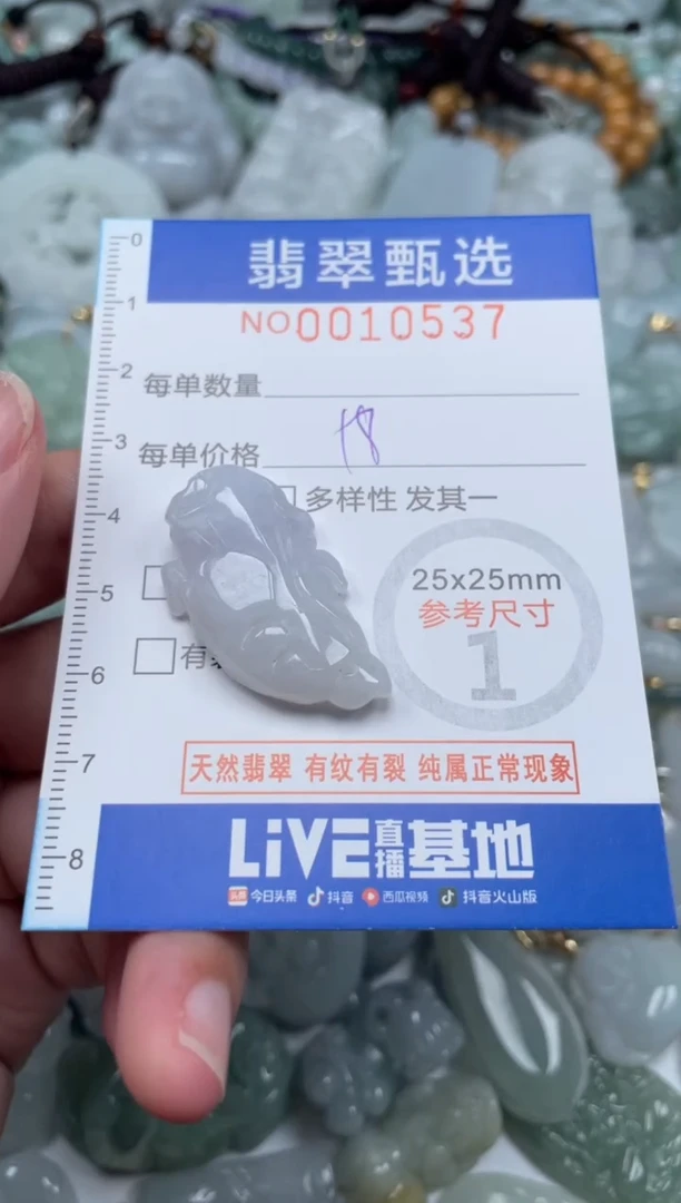 颈饰未镶嵌翡翠10537