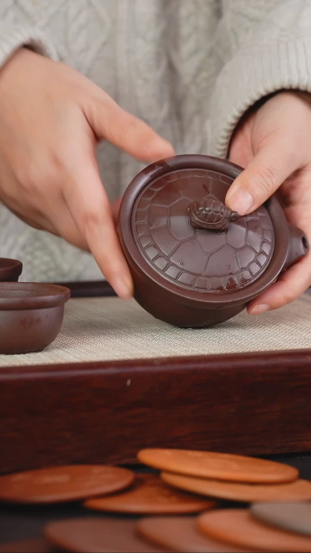 【闪购商品】紫砂茶宠杯壶一体紫砂快客杯