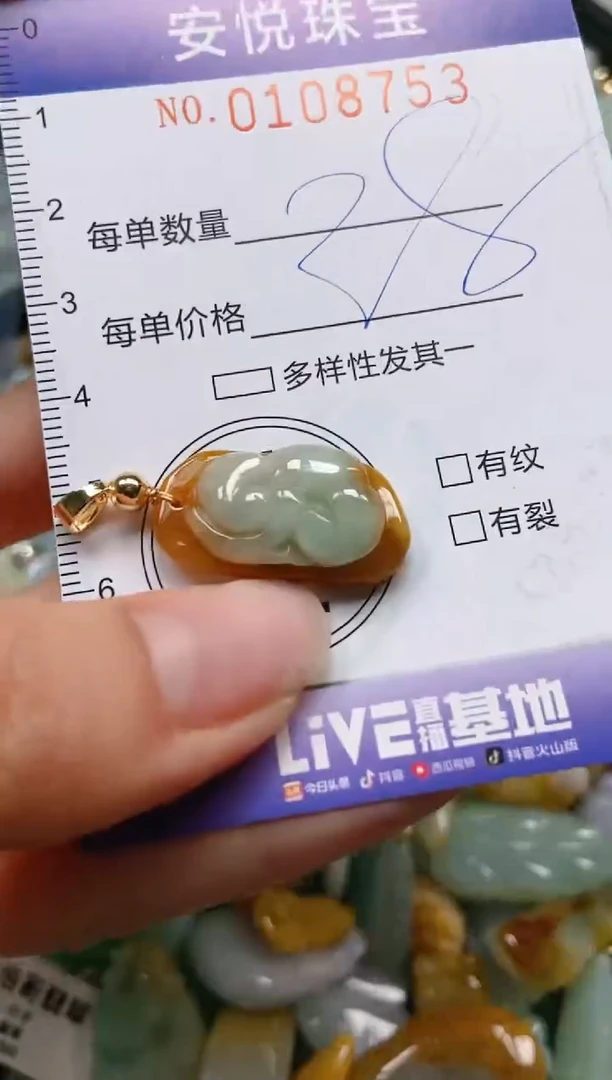 【闪购商品】翡翠颈饰未镶嵌闪购0108753