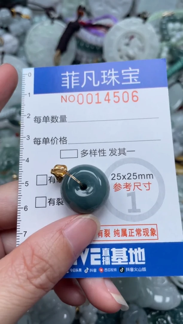 颈饰未镶嵌翡翠14506