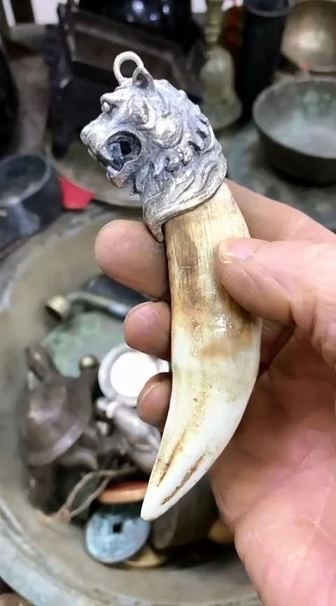 【闪购商品】一物一拍编号虎头把件