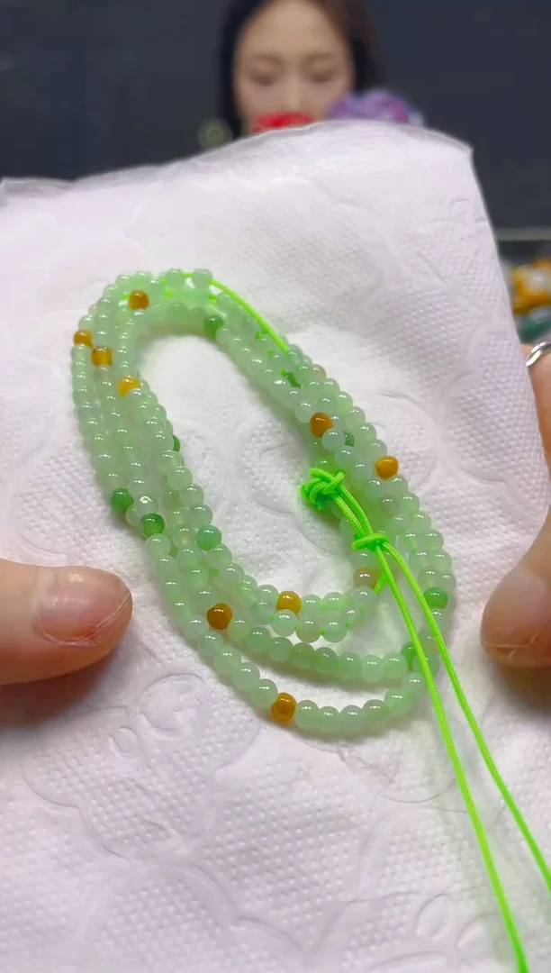 颈饰未镶嵌翡翠3MM