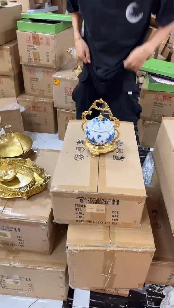 黄铜 黛姿家居装饰品摆件
