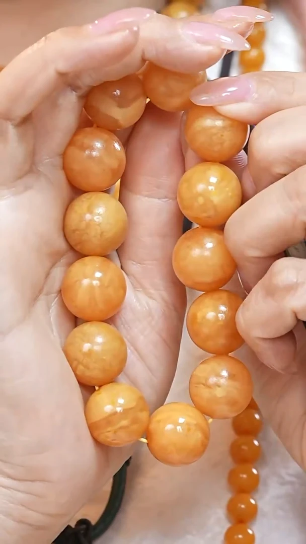 蜜蜡颈饰未镶嵌6025天然蜜蜡珠宝奇石云端妖孽全部保真