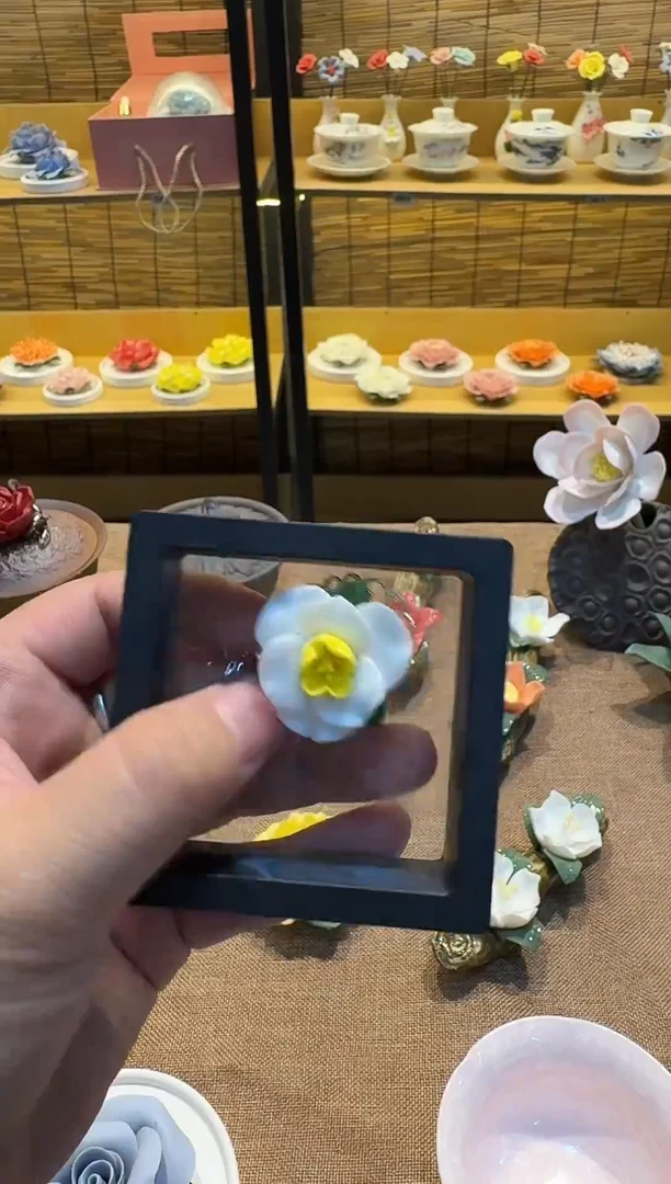 陶瓷陶瓷手捏花