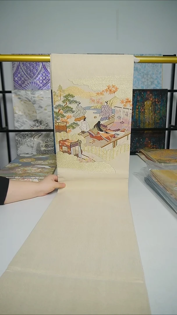 织绣织锦46捻金底缂丝