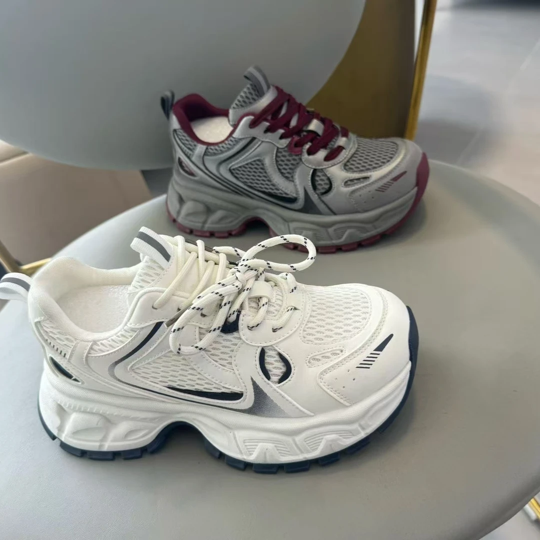 小怪兽老爹鞋女2025秋冬季新款厚底增高时尚休闲运动鞋潮鞋6cm