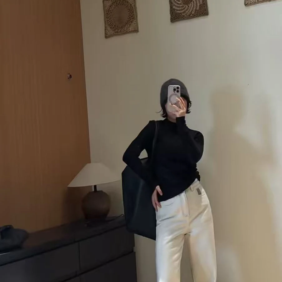 HEAN/禾桉 自发热肤感打底 软糯舒适不想脱 中领保暖长袖打底女
