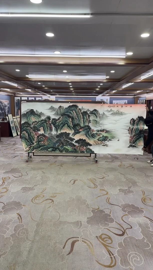 绘画Y-邵明义-大丈二-山水画