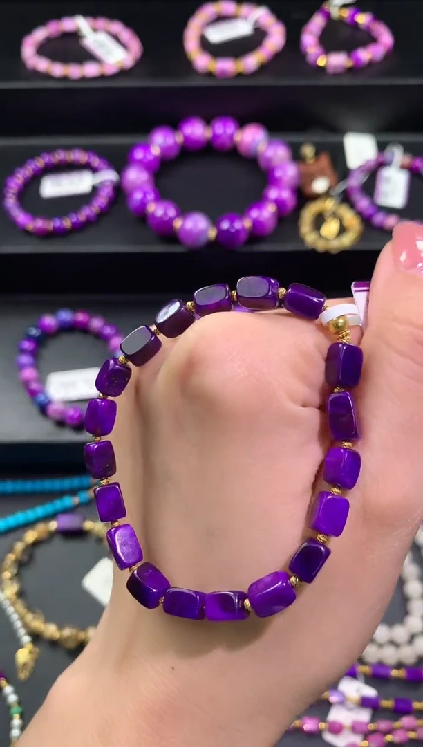 【闪购商品】苏纪石（舒俱来）.18K金镶嵌舒俱来手串