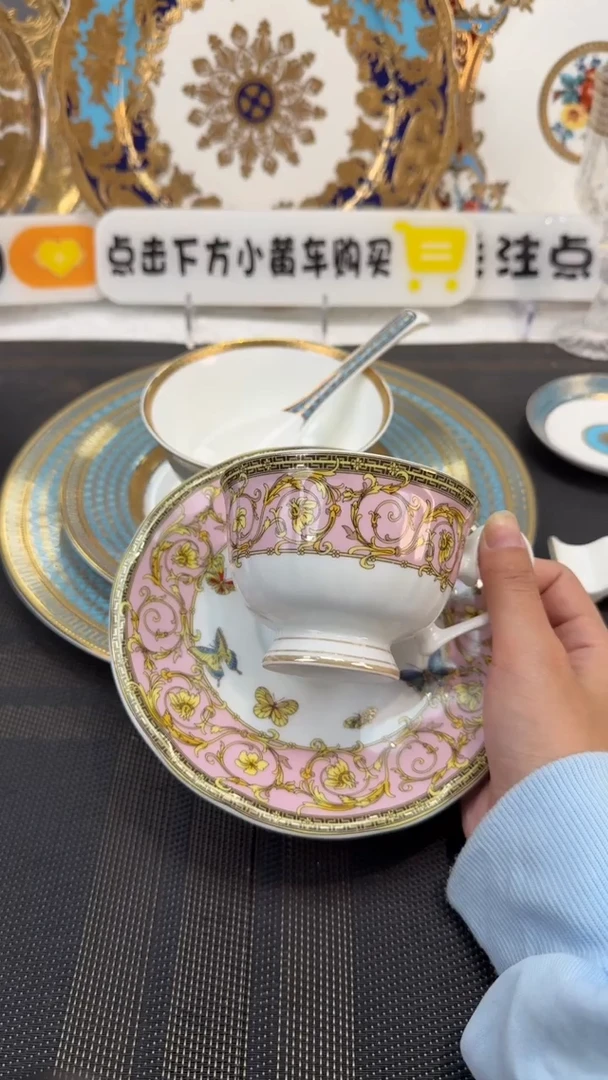 瓷片200毫升杯碟 微瑕 1套