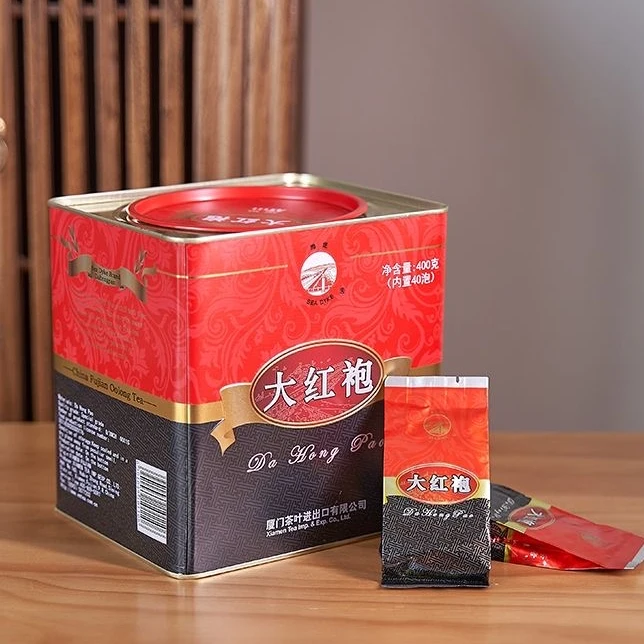 海堤茶叶大红袍AT111 400克/罐 独立包装足火浓香型 乌龙茶