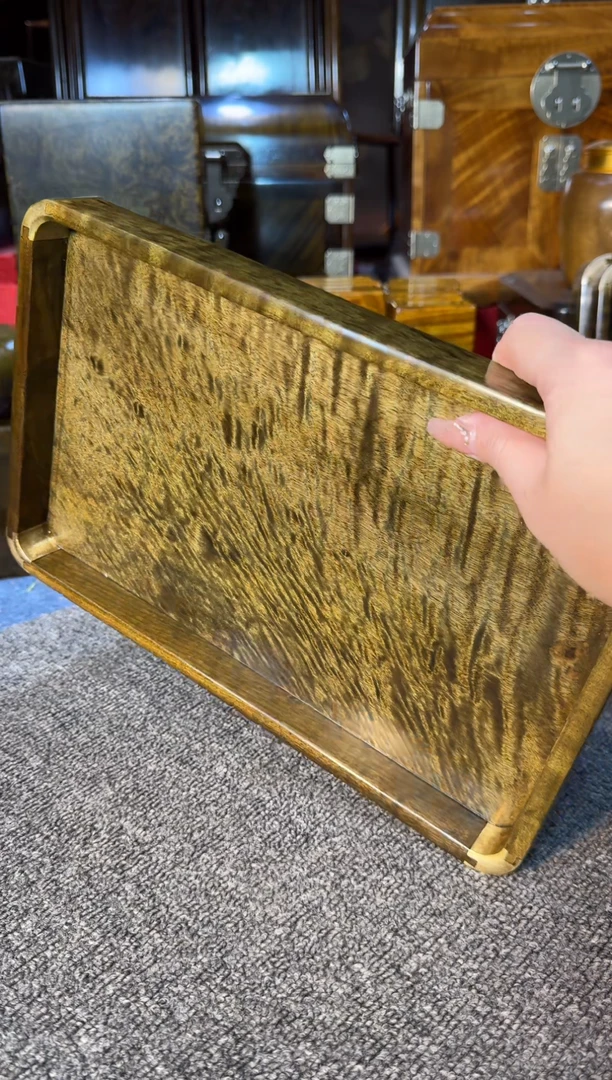 【闪购商品】乌木类成套家具精美阴沉乌木托盘Y6