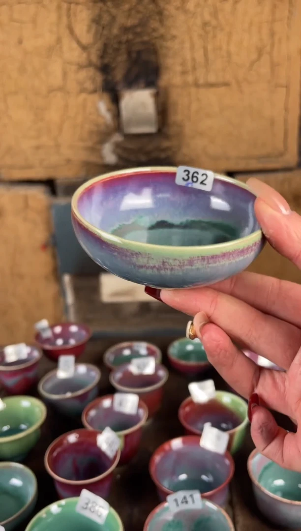 【闪购商品】摆件钧瓷茶器窑变精品