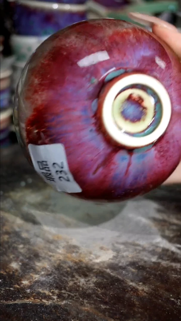 摆件精品窑变钧瓷茶器