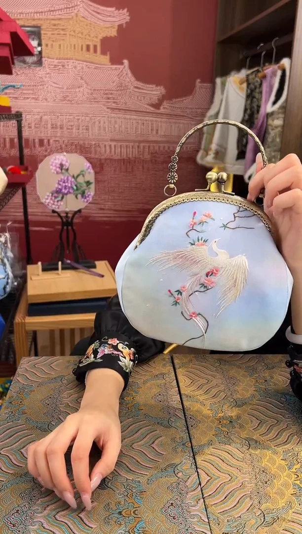 【闪购商品】刺绣苏绣手工刺绣包包