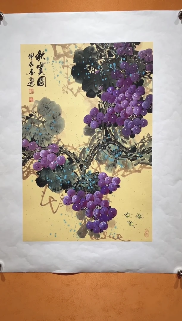 国画刘金玉老师亲笔手绘