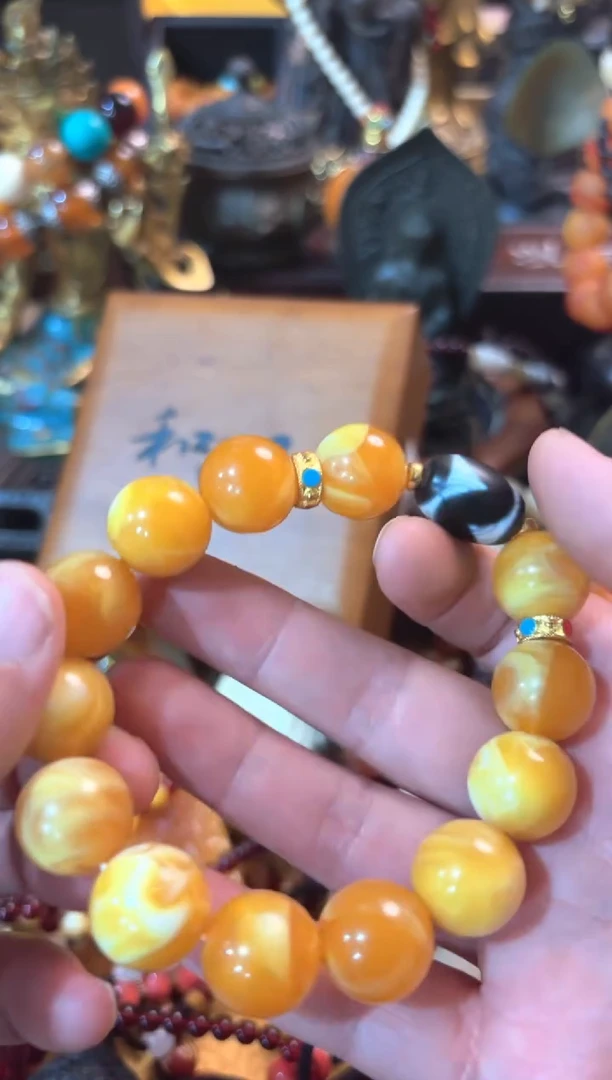 未镶嵌蜜蜡耳饰-----------------