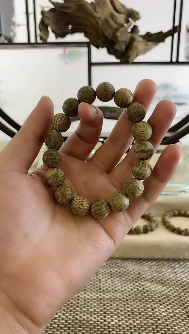 【闪购商品】沉香手串文莱蛇纹老料13+MM手串