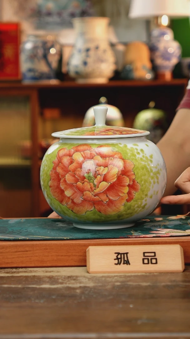 杯景德镇纯手工釉下彩精品茶具水杯