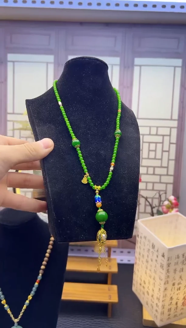 【闪购商品】和田玉手链14K金镶嵌X236