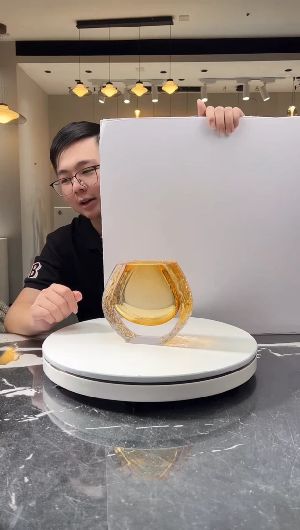 摆件巴比特美学-金色艺术香薰瓶