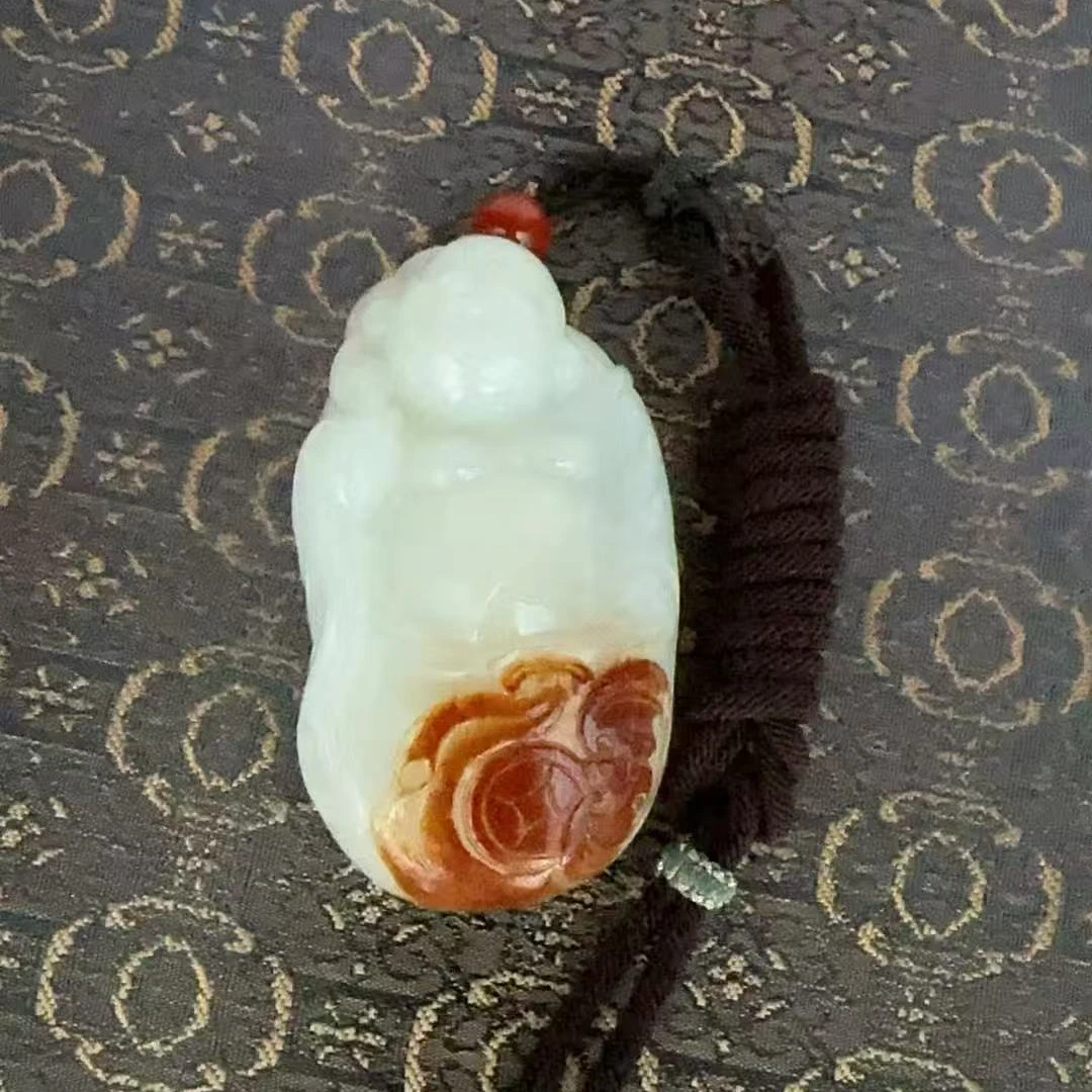 和田玉弥勒佛挂件