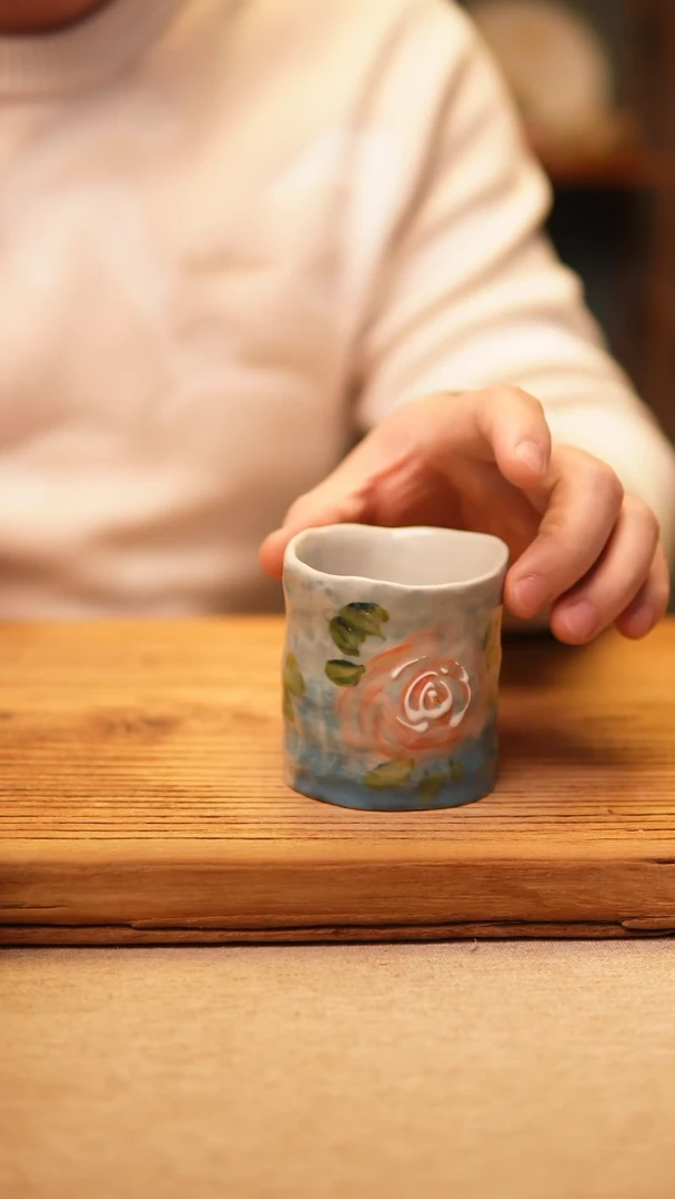 【闪购商品】@@陶园瓷舍@@纯手工手绘@高温釉下彩