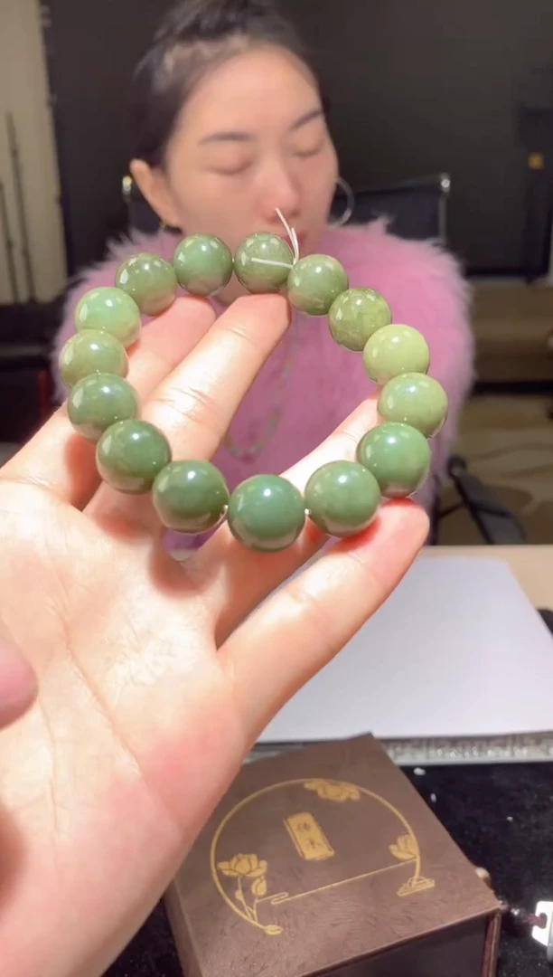 未镶嵌手链翡翠天然缅甸珠串拍一发一