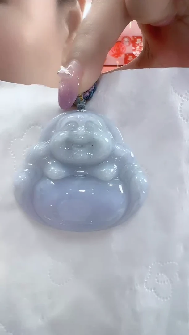 颈饰未镶嵌翡翠孤品佛公